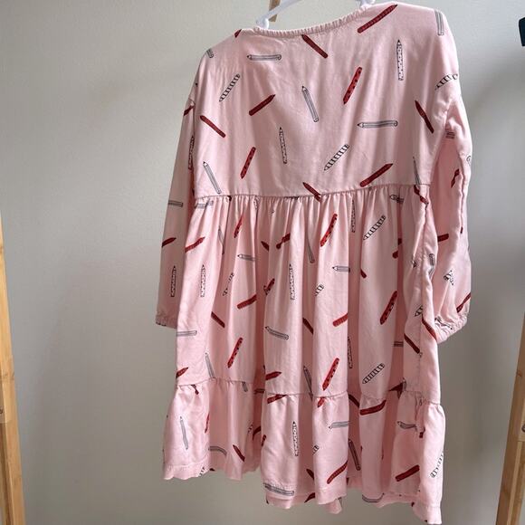 Tucker + Tate Pencil Print Tiered Dress – Size 2 - Picture 5 of 7